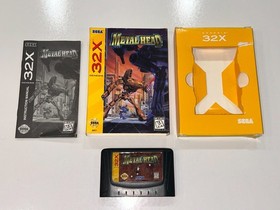 Metal Head (Sega 32X, 1995) CIB Complete in Box with Manual Vr Nice!