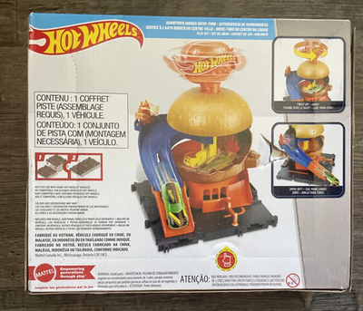 HOT WHEELS CITY Downtown Burger Drive-Thru SEALED MATTEL Netflix  display picture 1