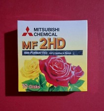 Floppy Disk MITSUBISHI CHEMICAL MF 2HD,  IBM Formatted n. 10- Scatola SIGILLATA 