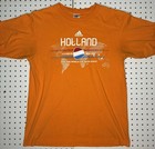 Holland Dutch Adidas World Cup 2010 T-shirt size Medium E5