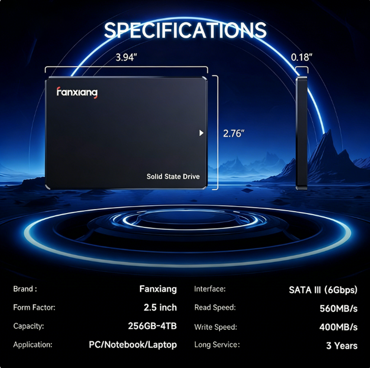 Fanxiang SSD 512GB 2.5