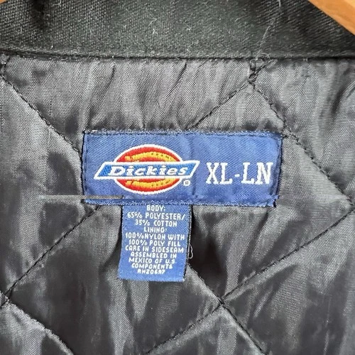 Vintage Dickies Social Distortion Jacket Mens XL Black Lined Skully 90s Workwear image 14