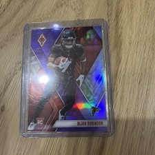 2023 Panini Phoenix - Rookies Bijan Robinson #104 Purple /125 (RC) Falcons
