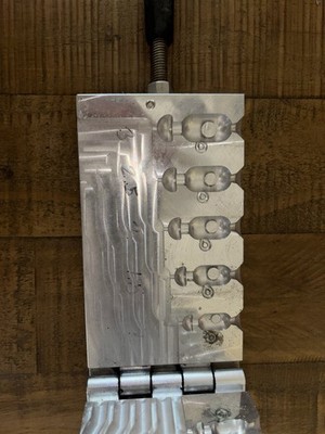 Snook Jig Mold Used Snook Flare Flair Hawk Mold | eBay