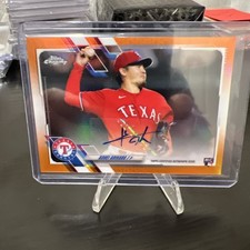 2021 Topps Chrome Update Kohei Arihara Orange Refractor Auto SN 12/25 💎⚾️