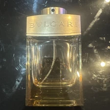 Empty bvlgari perfume men Wood Neroli