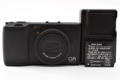 Ricoh GR Digital IV 4 Black 10.4MP Digital Camera From Japan (Exc+) 1,700 Shots