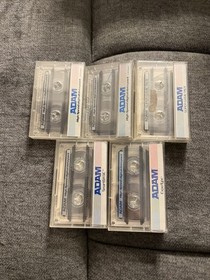 Coleco Adam Cassette Lot Of 5 Buck Rogers Smart Basic Expertype Colecovision