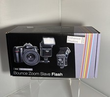 Vivitar SF-4000 Bounce Zoom Slave Flash w/ Bracket  Manual DSLR SLR - NIB