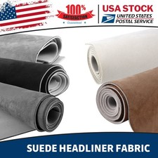 3mm Thick Suede Headliner Fabric Foam Back Auto Roof Repair Upholstery Material