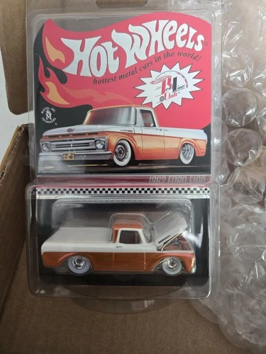 2022 HOT WHEELS REDLINE CLUB 1962 FORD F100 ORANGE SEALED