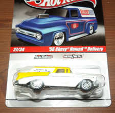 2010 Hot Wheels Slick Rides - '56 Chevy Nomad Delivery - White/Yellow - Milodon