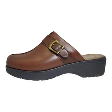 Easy Spirit Women’s Pine Clog Brown 210 Size 9 Wide US