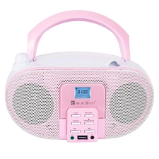 SingingWood GC01 Macarons Series Portable CD Player Boombox with AM FM, Bluet...