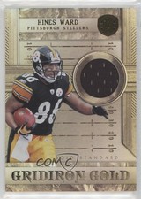 2011 Panini Gold Standard Gridiron Gold Materials 48/55 Hines Ward #19 1m8