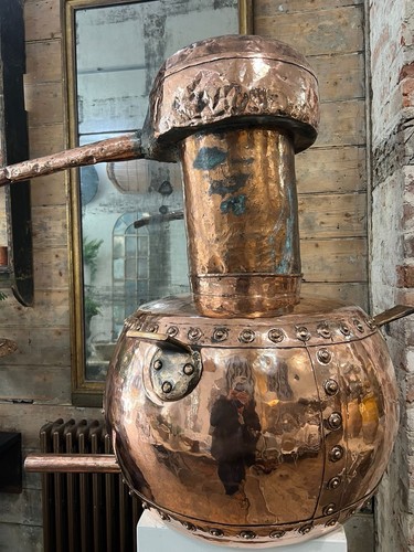 Magnificent 19th Century Antique Copper Alembic Still