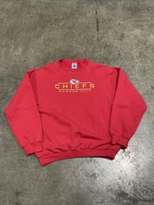 Vintage 90s Kansas City Chiefs Sweatshirt Men's XXL Logo 7 Made In USA