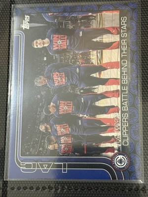 2025-26 Topps LA Clippers Team Color Border Logo Variation, SSP & Case Hit! 