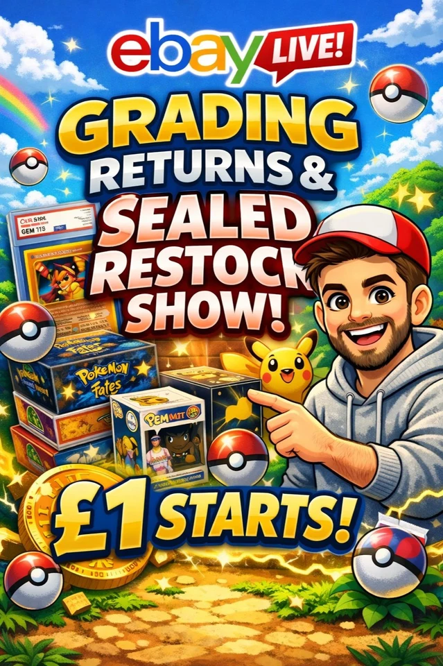 pokemon grading return and sealed restock