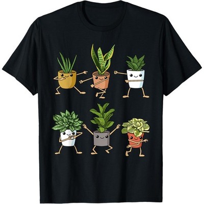 Plant Lover Gift T-Shirt for Plant Parents Gardeners Botany Graphic Tee