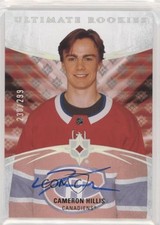2020 Upper Deck Ultimate Collection Rookies /299 Tier 1 Cameron Hillis Auto 0a4