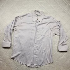 Fratello Vintage white long sleeve dress shirt w/ design size 19 1/2 36-37