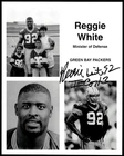 New ListingReggie White Packers Football Signed 8x10 Photo Auto JSA Pre-Cert *Y368