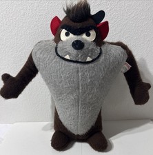 Vtg 1971 Mighty Star Tazmanian Devil Taz Stuffed Plush Warner Bros Looney Tunes