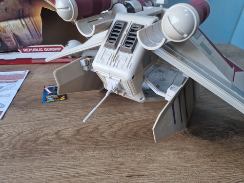 STAR WARS GUNSHIP LAAT CRUMB BOMBER CLONE WARS REPUBLIC GUNSHIP SHELL WINGS - Picture 8 of 11