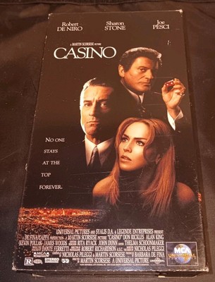 Casino (VHS 1995 Tapes R) Robert De Niro, Sharon Stone Joe