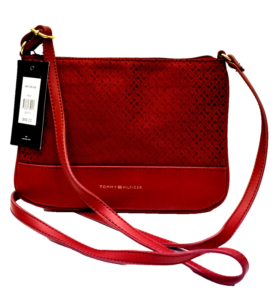 Tommy Hilfiger Crossbody Handbag Red New! NWT - Image 2 of 4