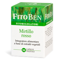 Fitoben Mirtillo Rosso Integratore Alimentare 50 Capsule