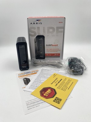 Arris Surf Board SB6190 DOCSIS 3.0 32x8 Gigibit Cable Modem - Black