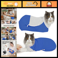 Self-Adhesive Cat Nail Clipping Wrap, Anti-Scratch Grooming Swaddle for Meds & V