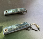 Stainless Steel Keychain Pocketknife Slipjoint Pen Blade, vintage antique — photo 1