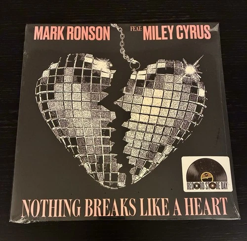 Mark Ronson ft Miley Cyrus - Nothing Breaks Like A Heart - NEW 12" RSD OOP 2019