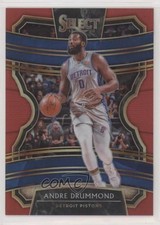 2019-20 Panini Select Concourse Red Prizm 95/199 Andre Drummond #16 1h1
