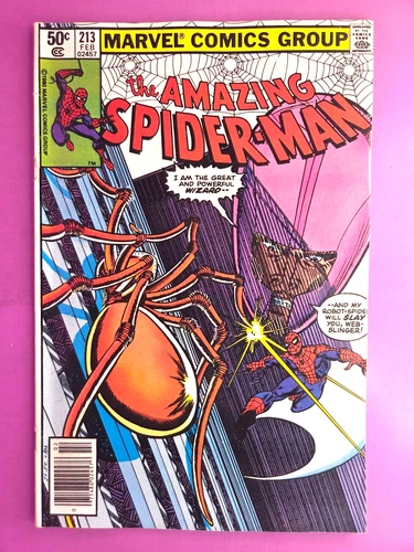 THE AMAZING SPIDER-MAN #213  VG(LOWER GRADE)  1981 COMBINE SHIP BX2406