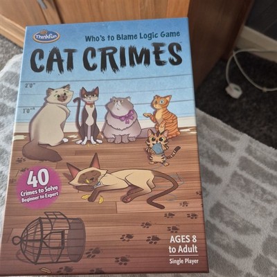 Think Fun Cat Crimes - Who Done It Logikspiel und Brainteaser 