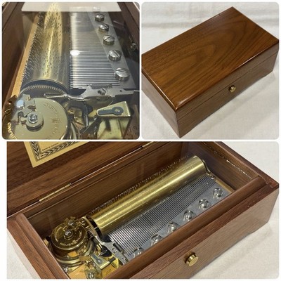 Vintage Swiss REUGE 3/72 Music Box ~ Polonaise OP 53, Chopin ~ FULL VIDEO