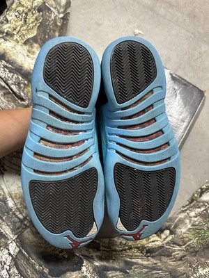 シューズ(男性用) AIR JORDAN 12 RETRO GAMMA BLUE Air Jordan 12 Retro Gamma Blue Black - Taxi Playoff - Size 11.5