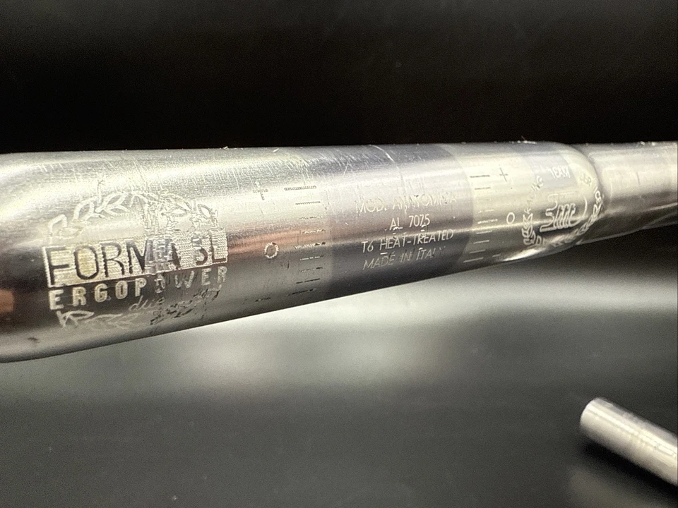 Manillar 3T FORMA SL Ergo Power Due CENTURY GRIS 46 cm aleación O-O caída 26 mm Foto 4 de 4