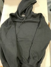 Womens Medium black hoodie zip up