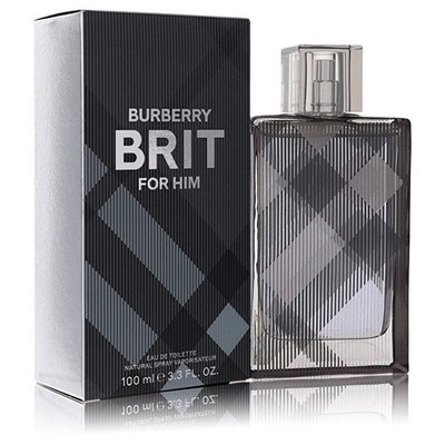 Burberry Brit by Burberry for Men Eau de Toilette Spray 3.3 oz