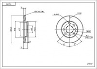 Hart Premium Tarcze 2X Bremsscheiben Ø 236 BelüFtet FüR Daewoo Racer