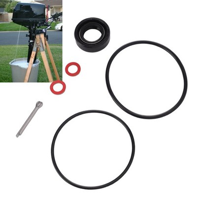 Lower Unit Seal Kit Oil Seal Replacement For 9.9HP 15HP 20/25HP 30HP BAK