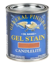 General Finishes Oil Base Gel Stain, 1 Pint, Candlelite - Wood Stain