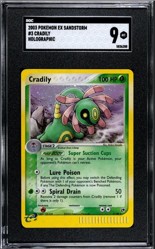Cradily graded SGC 9 for sale on eBay