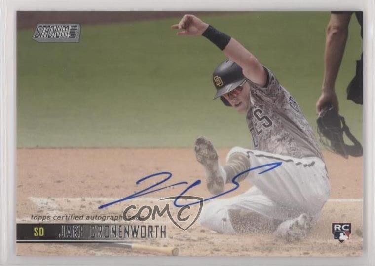 2021 Topps Stadium Club Jake Cronenworth #SCBA-JCR Rookie Auto RC 05vj
