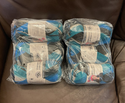 New Yarn Loops & Threads Impeccable Multicolor Yarn 192yds, 3.5oz Each-Lot Of 6